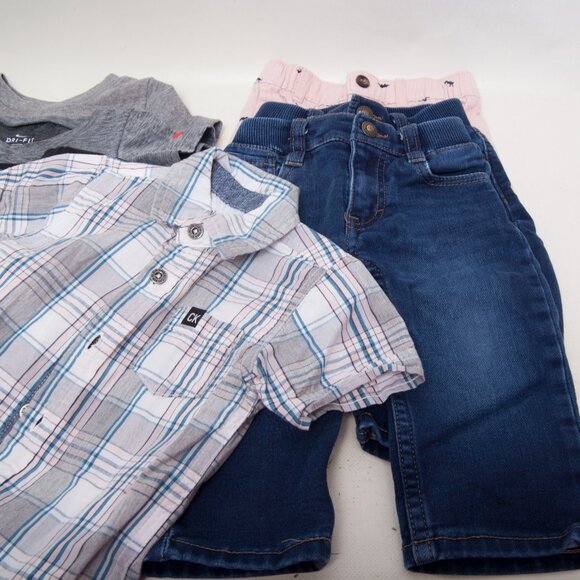 8-Piece Baby Boy Clothing Lot 12 Months – Tops & Jeans – Nike Levi’s C K Reebok - Picture 8 of 10
